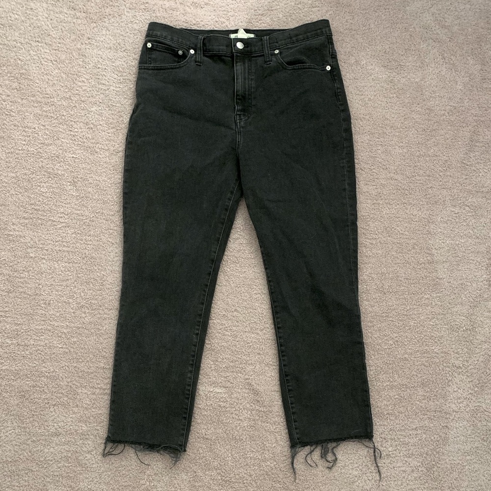 Madewell The High-Rise Slim Crop Boyjean